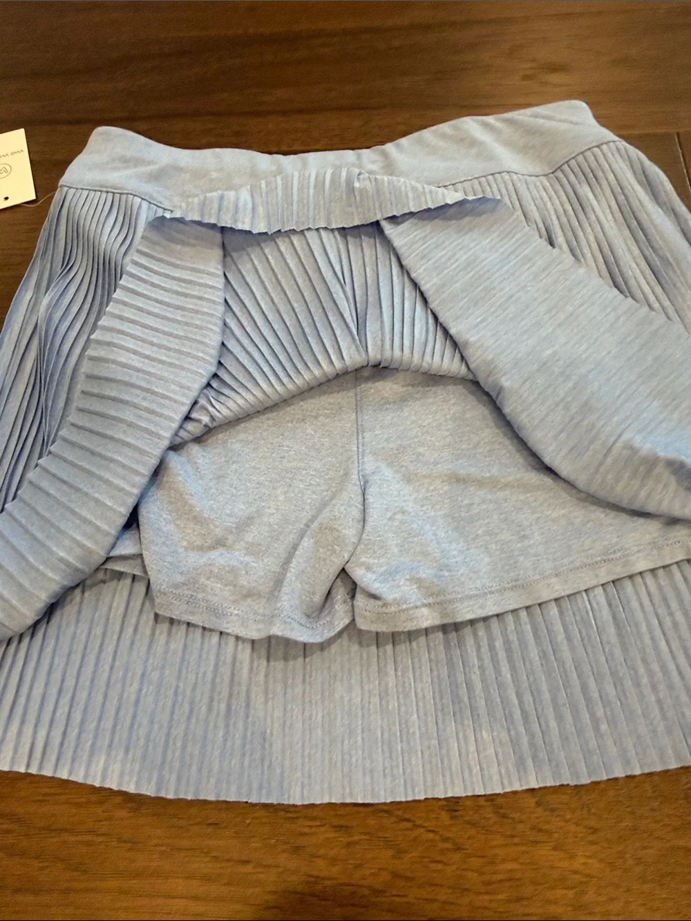 We Wander Girls Light Blue Pleated Tennis Skirt Size XL 16/18 - C67-005